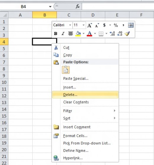 Vba Clear Contents Delete And Insert Cells In Excel Hubpages 13560 Hot Sex Picture 5925