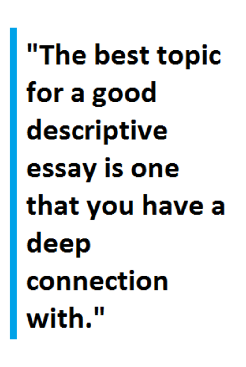 Write a descriptive essay about a picture centre
