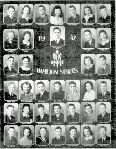 Gail's high school graduating class. Hamilton, Kansas.  More about this in her third book that she's working on now.