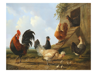 The Farmyard, 1860