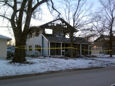 The other house fire, several weeks after mine.