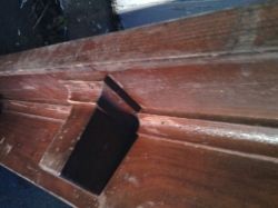 1918 craftsman style mantel detail