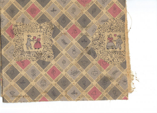 Old Wallpaper Found in a Drawer (Maybe from the kitchen, but no telling its age)