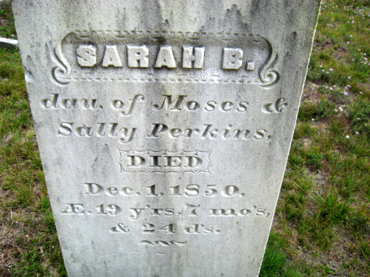 Sarah B. Perkins (daughter of Moses and Sally Perkins)