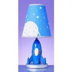 Image credit: Amazon.com. This spaceship lamp is discussed below.