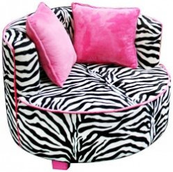 Zebra Print Chairs for Kids