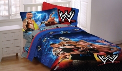 Image credit: Amazon.com. The WWE wrestling bedding set shown here is available below. (LINK is below).