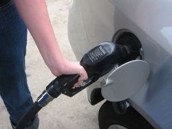 pumping gas