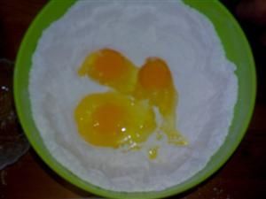 Add the eggs