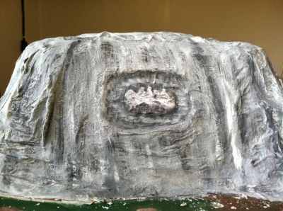 The Finished Replica of Stone Mountain!