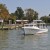 A crab boat returns to dock after a day on the water A crab boat returns to dock after a day on the water