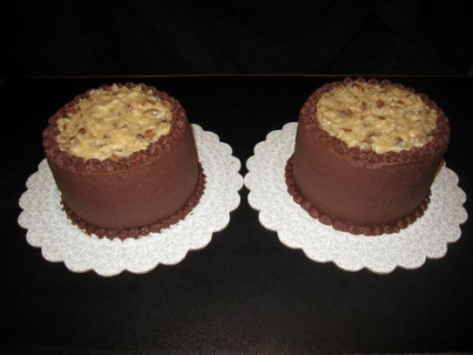 4 layer German Chocolate Cake