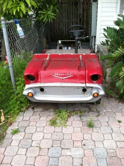 Key West cars sometimes end up as yard art