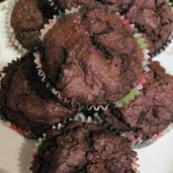 Low Carb Wheat Free Double Chocolate Muffins