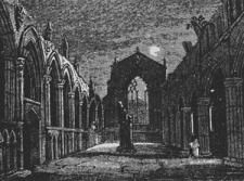 Holyrood Chapel 1823 L. J. M. Daguerre