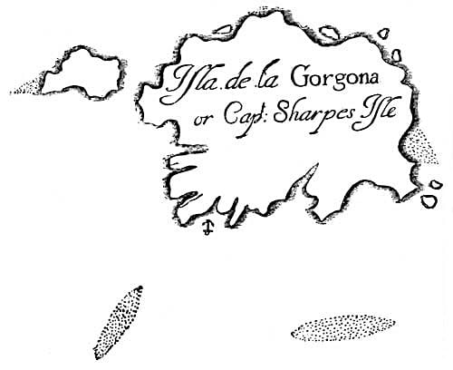 The Isle of Gorgona (Gorgons? Shiver me timbers!)