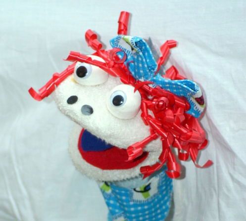 Handpuppet, from a public domain book, 101 Handpuppets