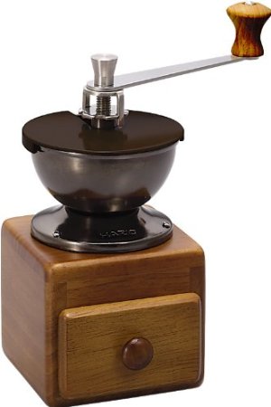 HARIO Small Coffee Grinder MM-2 Ceramic Burr COFFEE HAND Mill Grinder (Japan Import)
