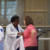Receiving her coat from instructor, Marquitha Mayfield, M.Ed., PA-C Receiving her coat from instructor, Marquitha Mayfield, M.Ed., PA-C