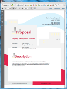 Proposal Pack Skyline Design Theme