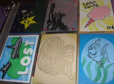 Letterboxing Trading Cards - A Few That I Have Made