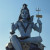 A statue of Shiva erected for the event. A statue of Shiva erected for the event.