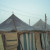 A full moon over one of the tent camps. A full moon over one of the tent camps.