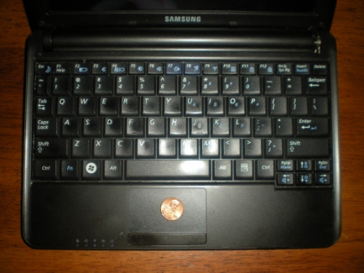 Samsung netbook keyboard.