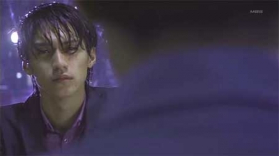 Ryo Nishikido as a soaking wet "Aoi Ryosuke" in Orthros no Inu (2009)