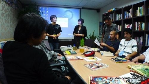 Open house at Gobooky Books, a Korean manhwa publishing firm.
