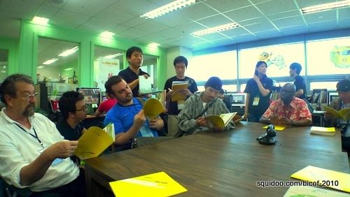 Open house at Liquid Brain Studio, a Korean animation company.