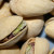 Macro photograph of pistachios