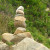 Rock cairn, or stack of rocks, who know what they mean, but the beaches were littered with them.