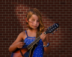 Girl With Mandolin