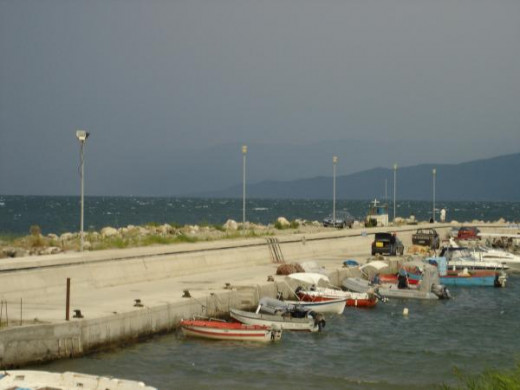 Asprovalta's marina