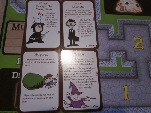 Munchkin Deluxe monster cards