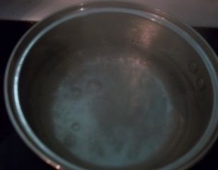 Finished - Water Boiling on My Stove