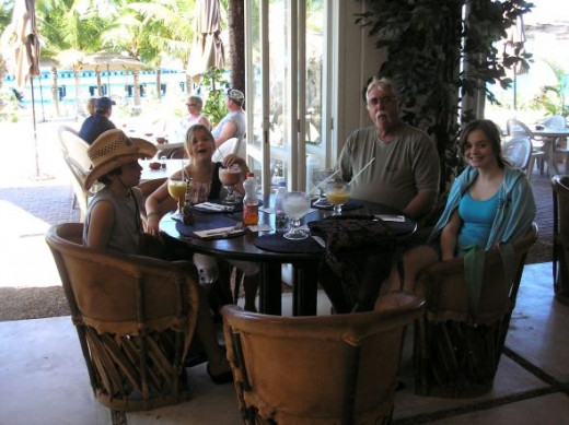 Restaurant where we had 3 smoothies and 2 marguerita's that cost $96.00, not including the tip!