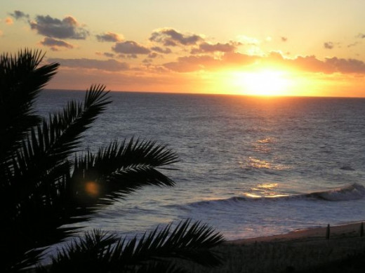 One of the beautiful sunsets...sunrises are just as spectacular