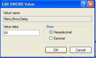 Changing "Value Data" field value