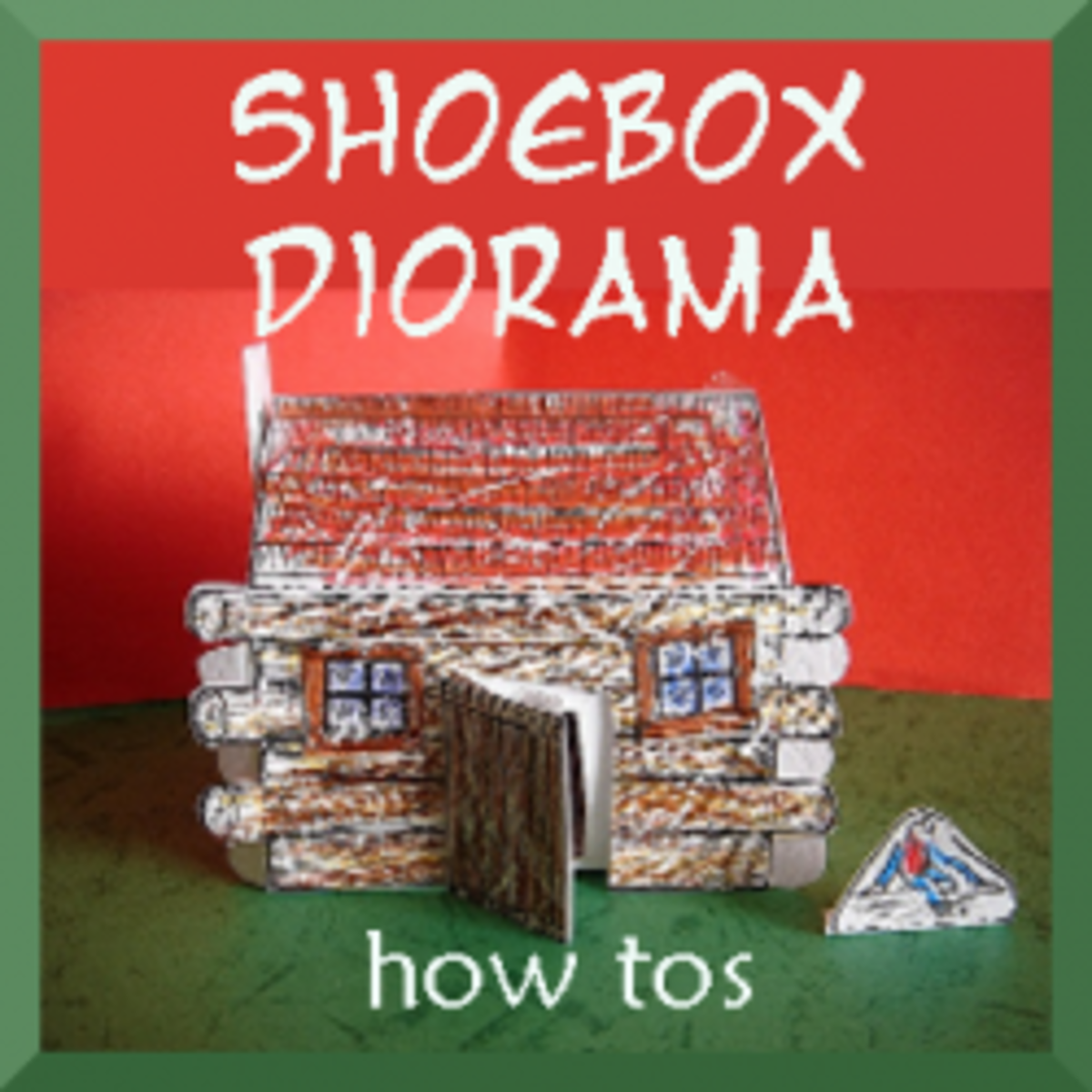 How To Make A Shoebox Diorama Feltmagnet