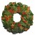 Mixed Magnolia Wreath with Red Berries Mixed Magnolia Wreath with Red Berries