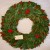 Magnolia Variegated Leland and Red Berry Wreath Magnolia Variegated Leland and Red Berry Wreath
