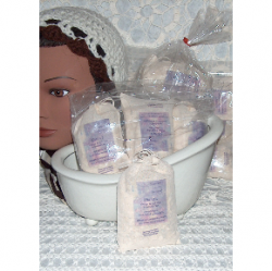 All natural bath salt teas to scent your bath or treat your feet in a foot bath