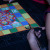 The delicate work of creating a sand mandala The delicate work of creating a sand mandala