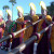 Ceremony to disperse the sand in the river Ceremony to disperse the sand in the river