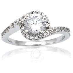 Style 9518-7.5mm Pave Engagement Ring