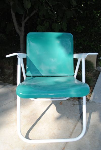 Russel Wright Samsonite Chair by Rareandfoundint.etsy.com