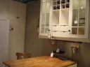 IKEA kitchen wall cabinets with glass doors