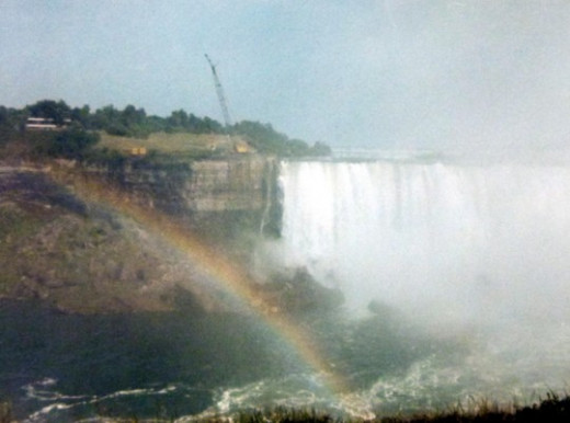 Rainbow over Niagara Falls